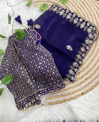 Very Soft nd elegant Rich look fendy sartin Saree