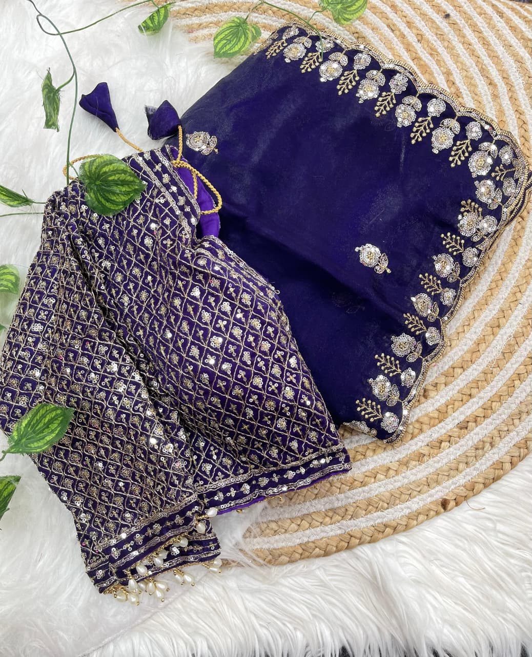 Very Soft nd elegant Rich look fendy sartin Saree