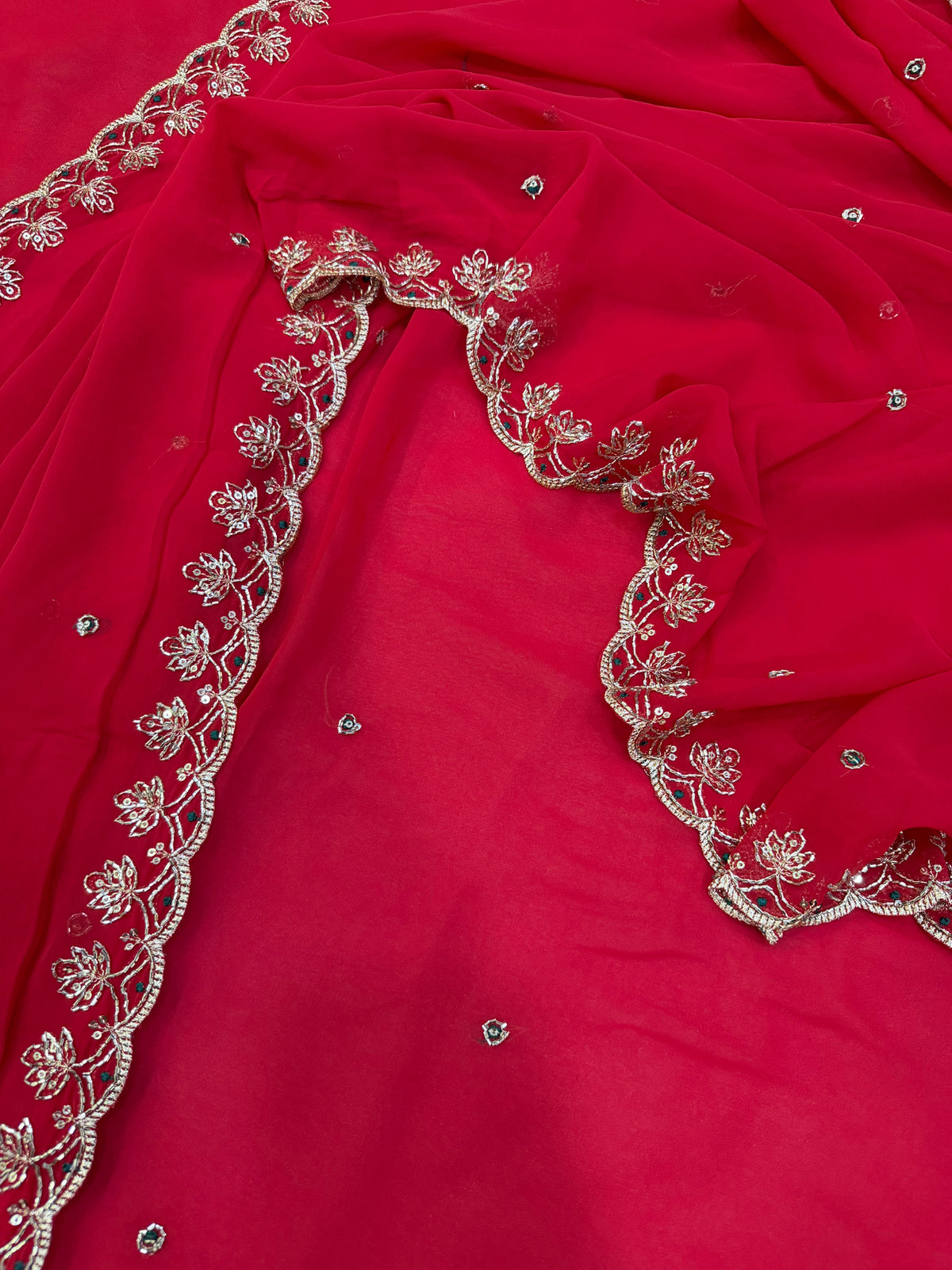 Soft Georgette Sequence Saree