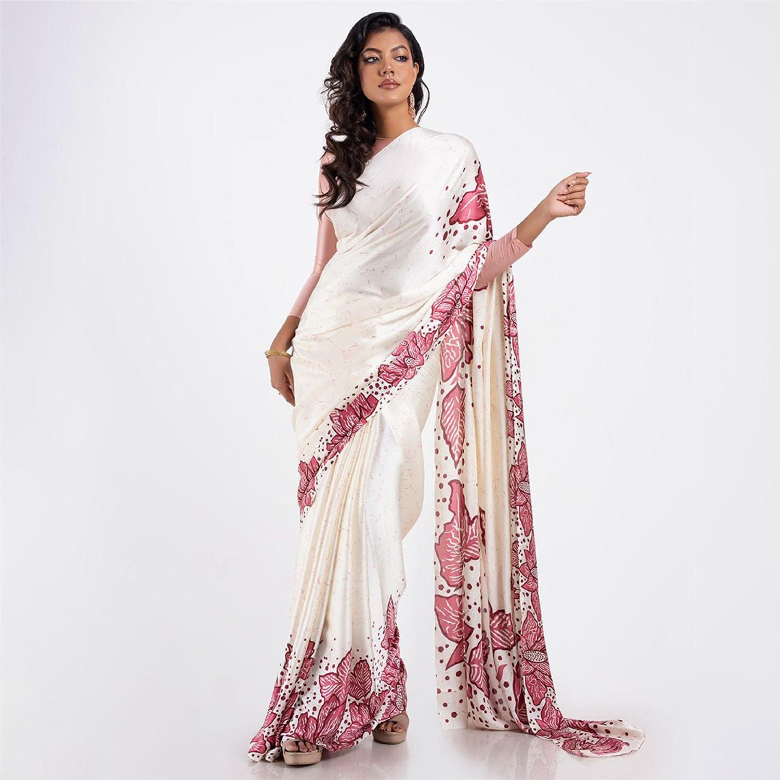 Digital print saree