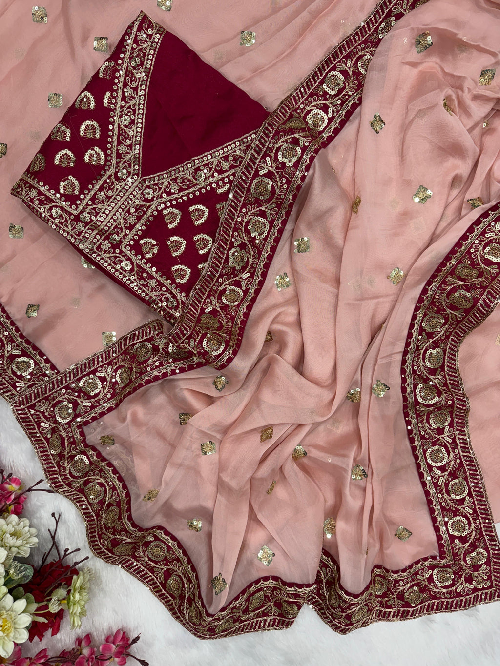 Bollywood Bengani Silk Saree