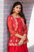 HOLI SPECIAL BANDHEJ LAHENGA TOP