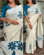 Sandhya Linen Cotton Saree