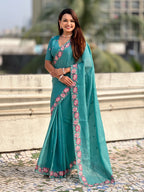 Wedding Seasons Pure Crush Saree