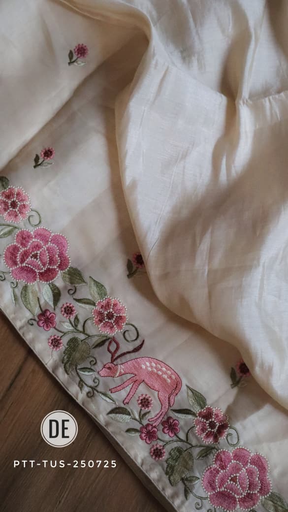 Pure Tussar Silk Saree