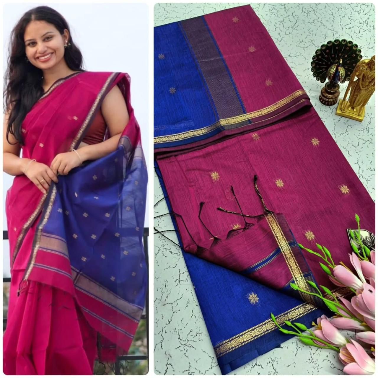 MAHESHWARI SILK COTTON SAREE