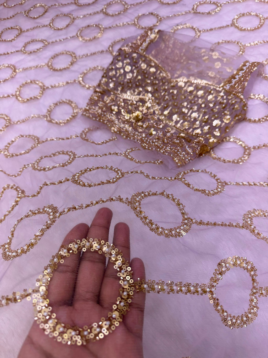 Soft Net Beautiful Sequence wedding Saree