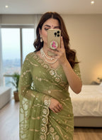Supriya Sequence Laheriya Saree