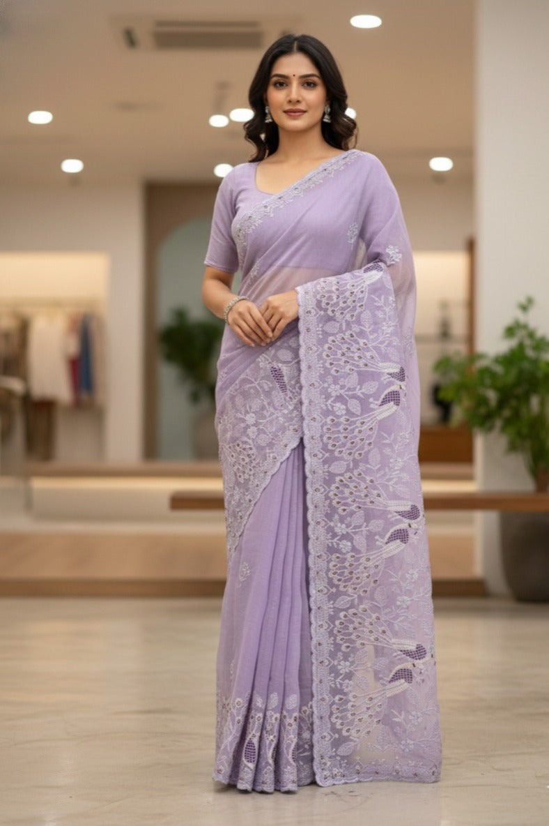 Heavy Soft Crunchy Silk Saree