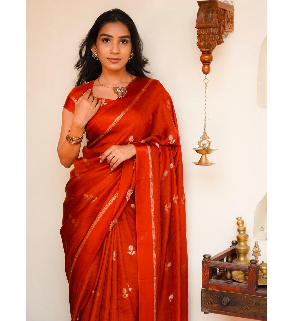 VISCOSE KHADI SILK SAREE