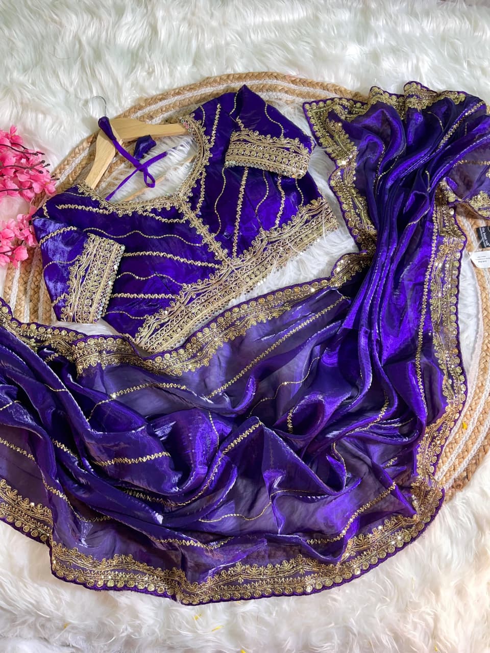 Pure Soft Zimmy Choo Silk Saree