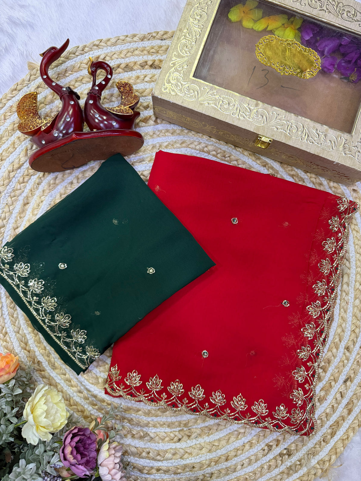 Soft Georgette Sequence Saree
