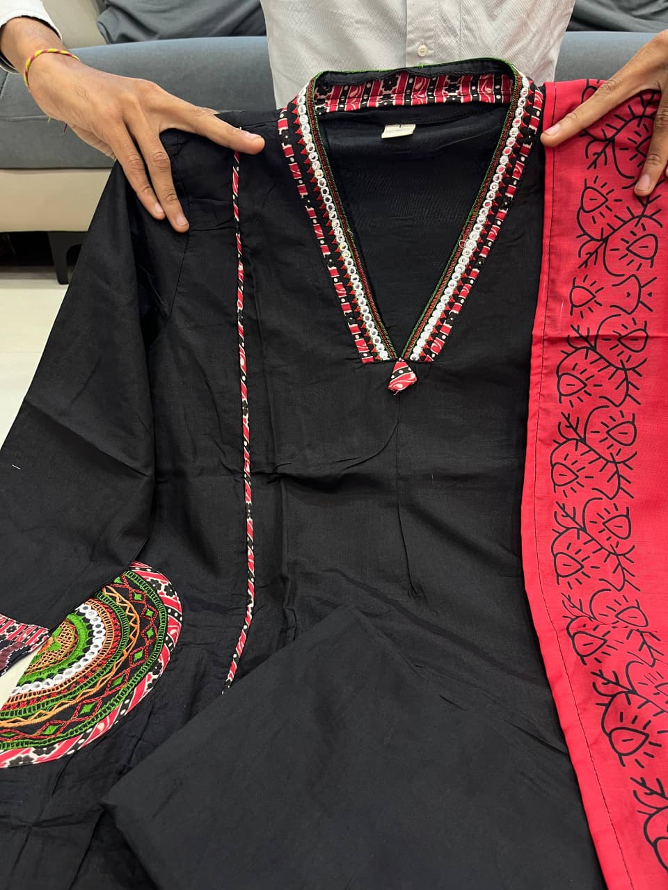 BANANA SILK KURTI PALZO