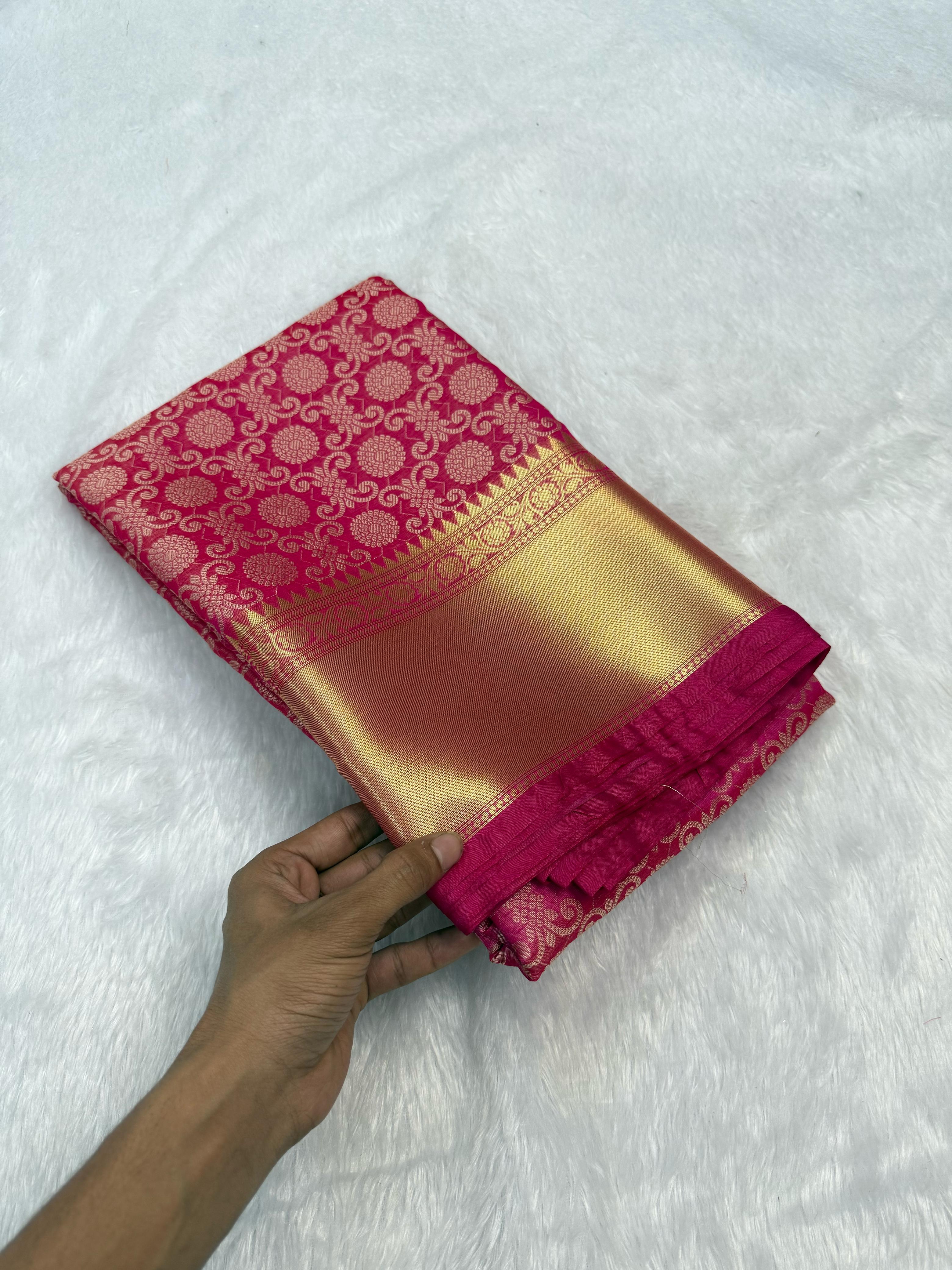 SOFT KANJIVARAM TISSUE SILK SAREE