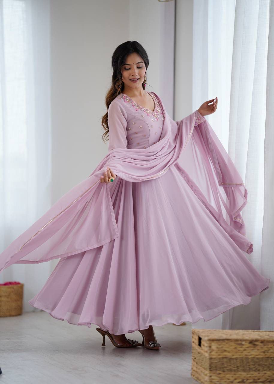 NEW PINK GOWN PARTY WEAR👗
