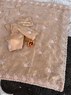 FENDY WEDDING BEIGE SAREE