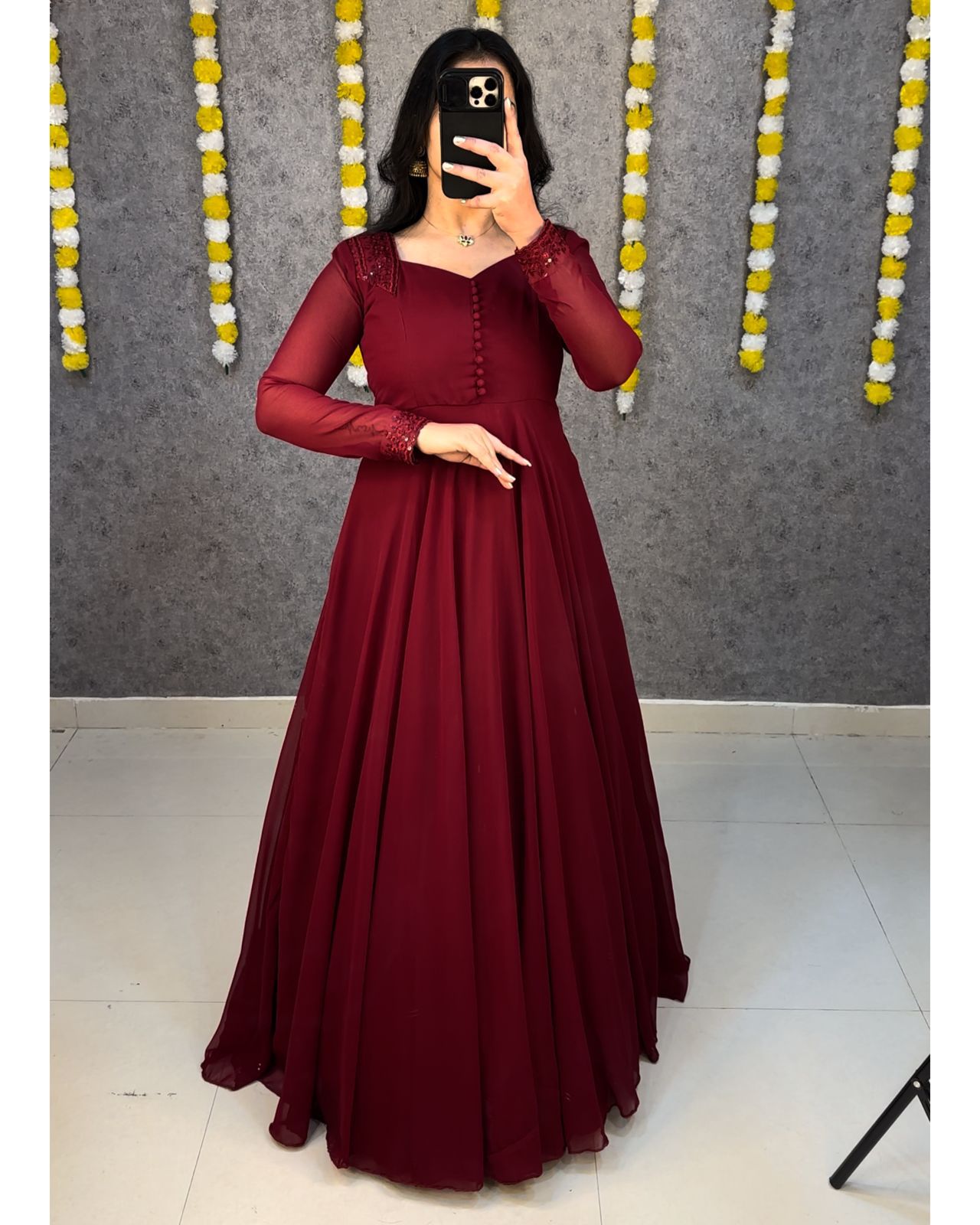 Festival Special Gown Dupatta