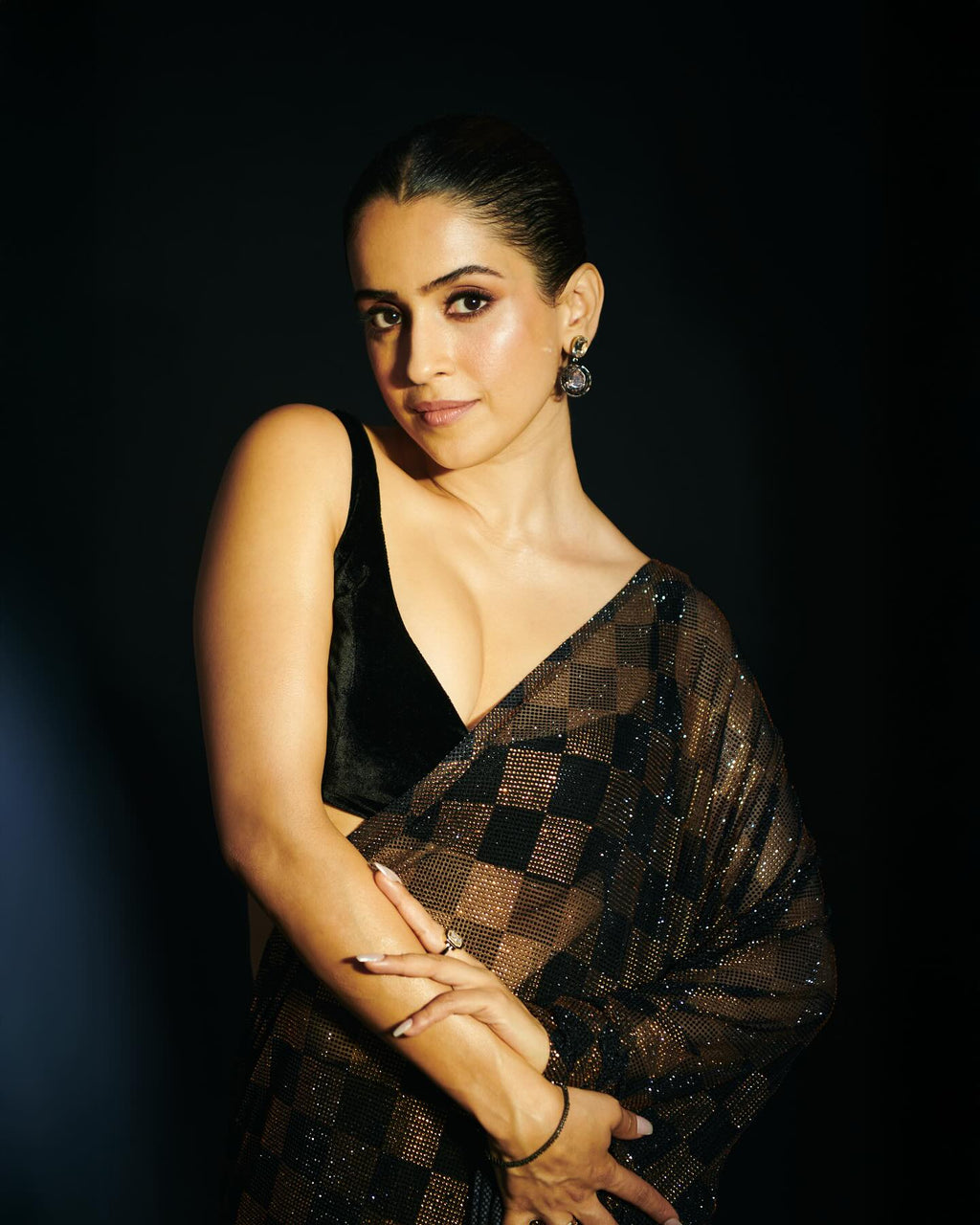 Bollywood BlockBuster Sanya Malhotra Saree