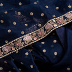 HEAVY GEORGETTE FABRIC ON BEAUTIFUL EMBROIDERY BUTTI WORK SAREE