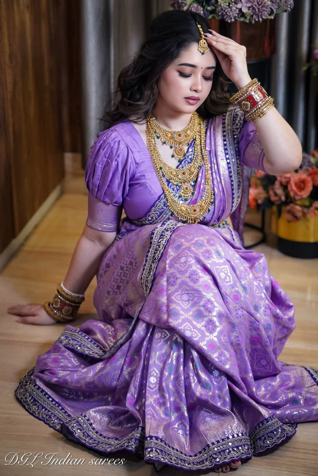SOFT RUSSIAN BANDHEJ SAREE