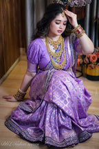 SOFT RUSSIAN BANDHEJ SAREE