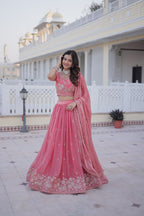 WEDDING PINK LEHENGA CHOLI