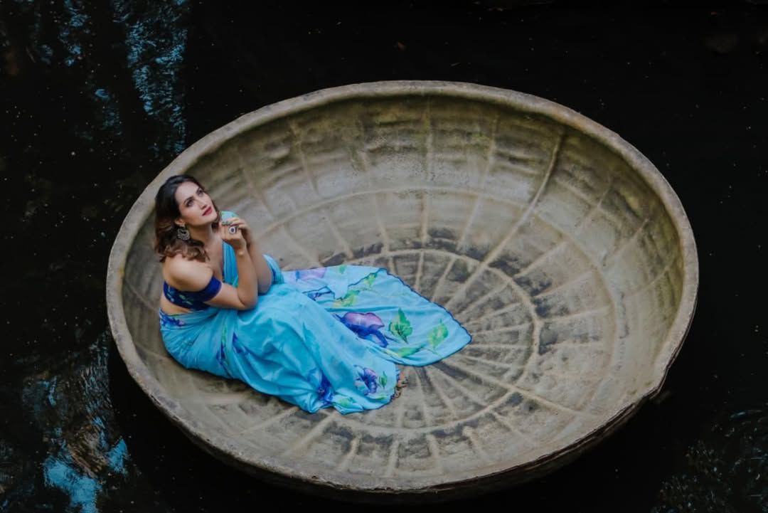 Soft Chiffon Digital Print Saree