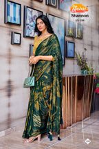 3D VELVETTE SILK SAREE