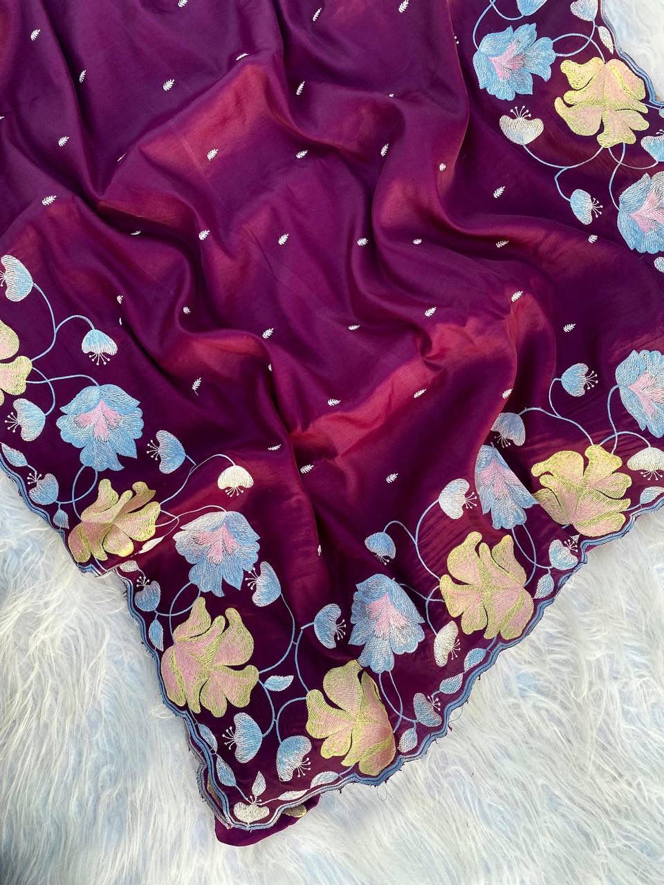 Sharmila Pure Tussar Silk Saree