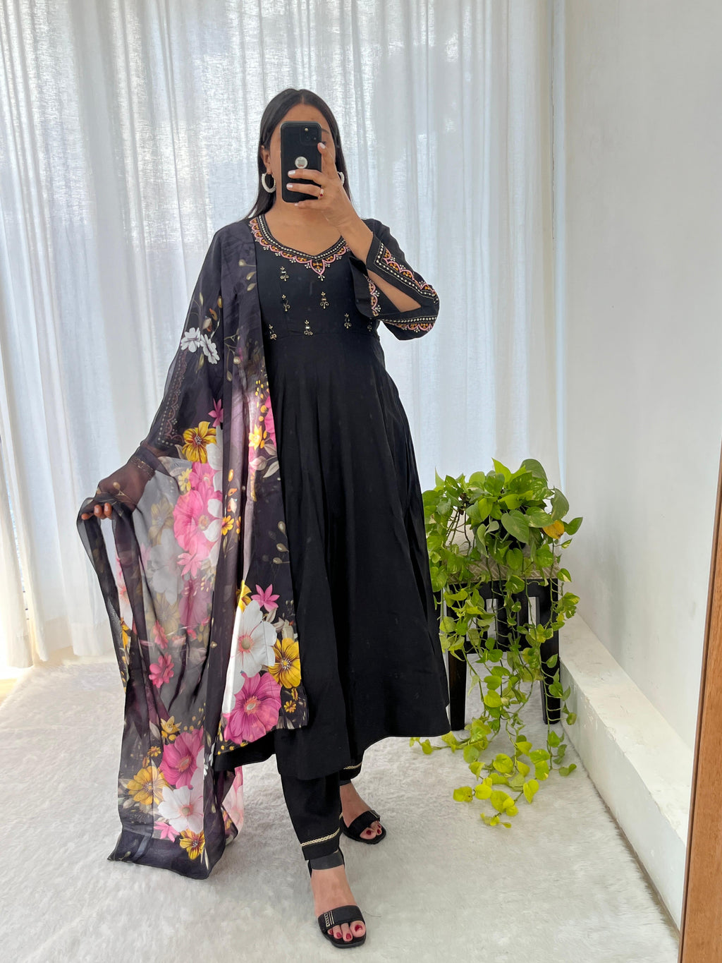New Party Wear Look Roman Silk Gown