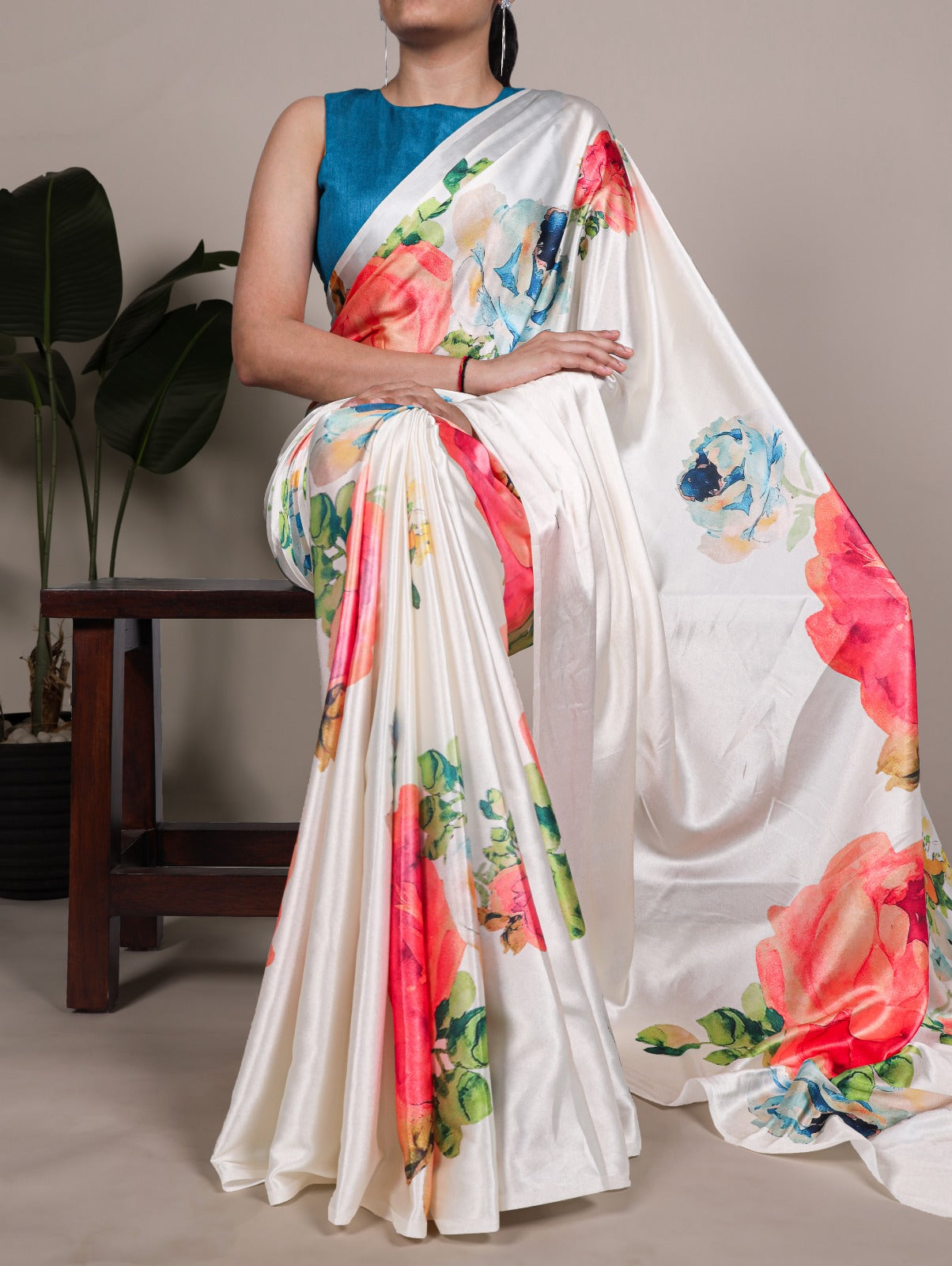 SATIN SAREE