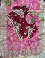 Very soft nd Elegant Rich look Fendy Sartin saree