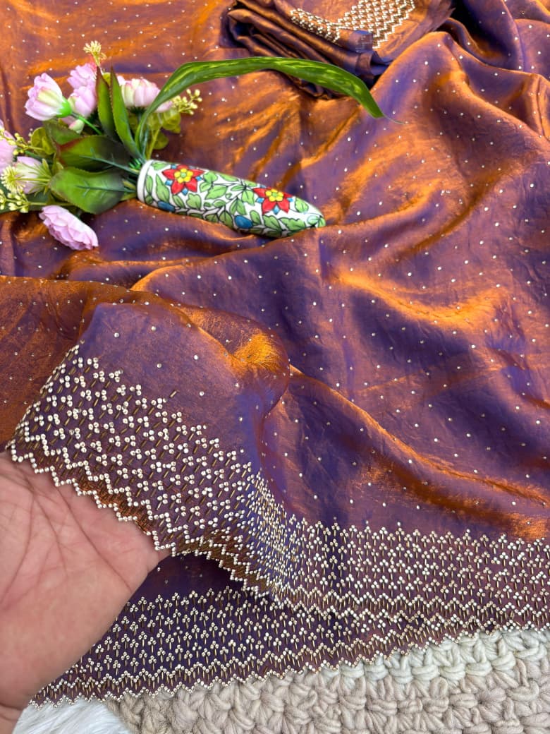 Very Soft 2 Ton Fendy Saree