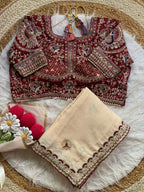 Soft Two Tone Rangoli Silk Saree