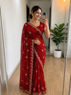 Fancy Space Silk Saree