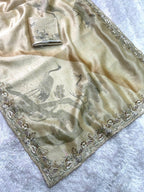 Glass Organza Saree