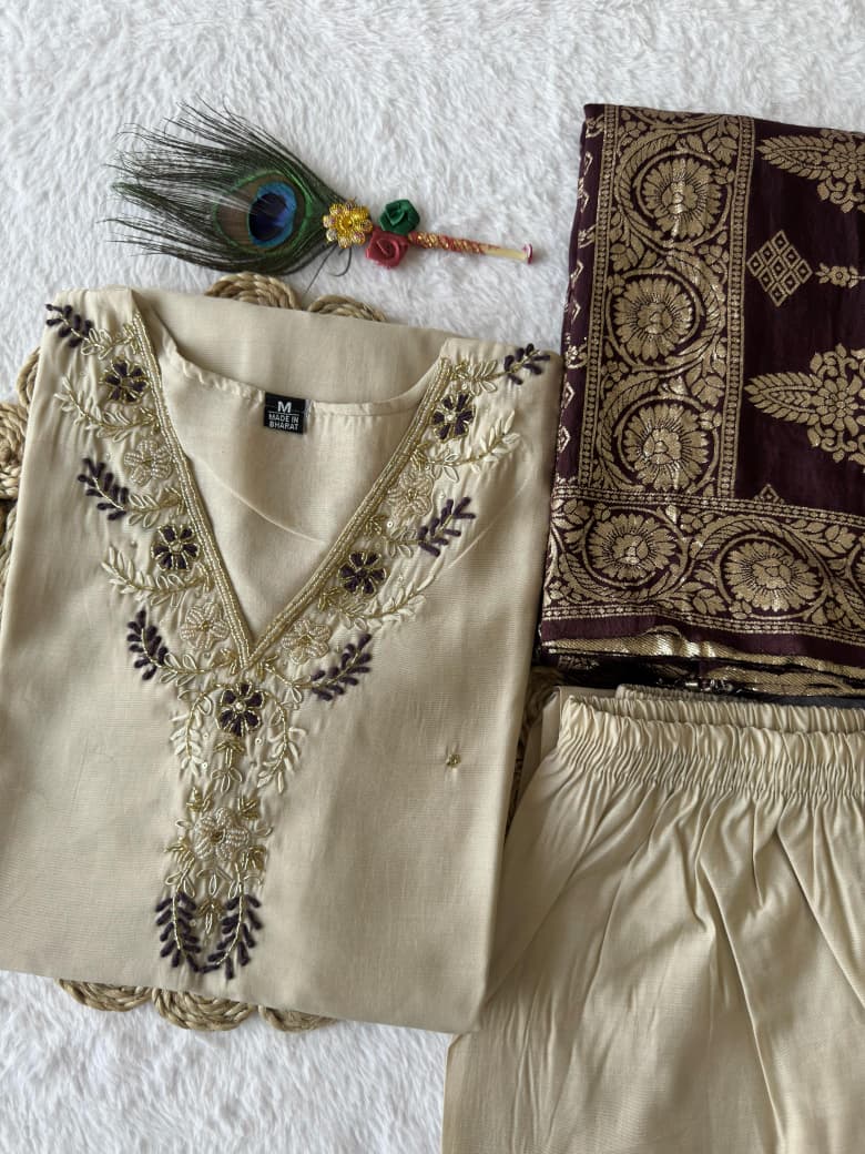 Launching New Designers Kurti Pent Dupatta Set