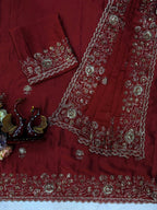 Soft Rangoli Silk Sequence Saree
