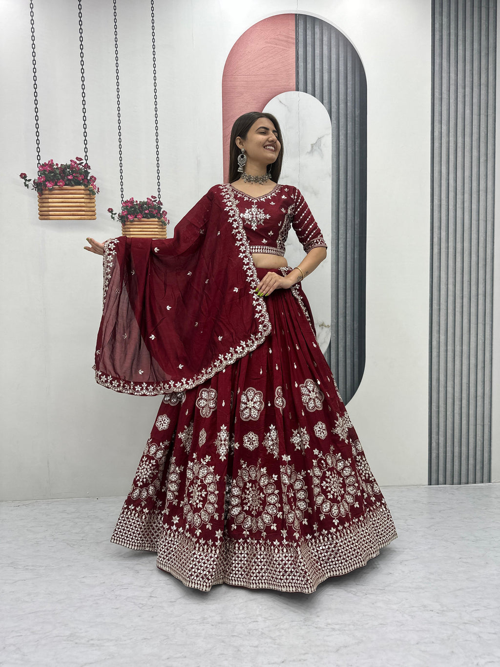 Embroidered Lehenga Choli👗