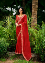 Rajasthani Georgette Laheriya Print Saree