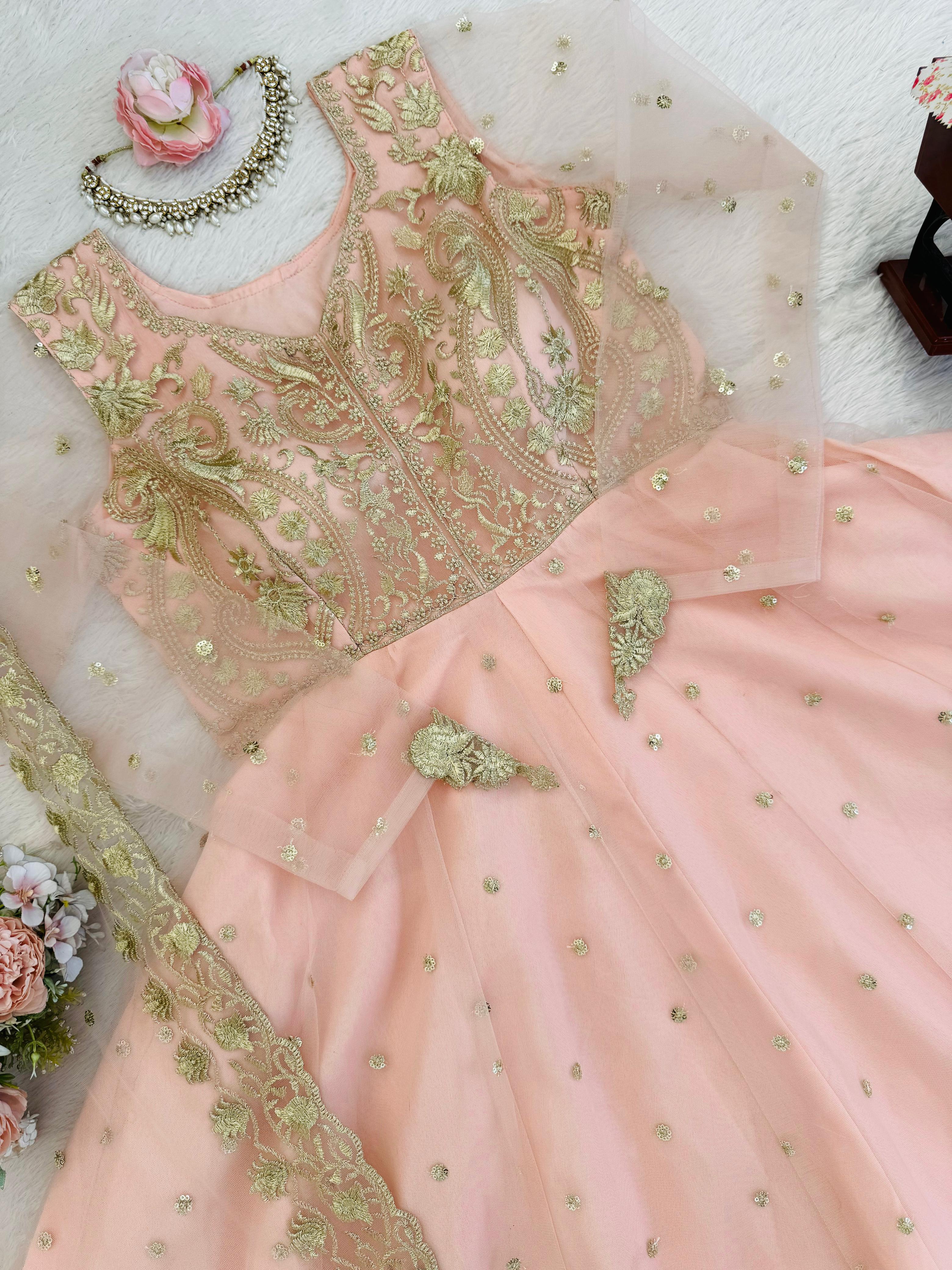 Fox Georgette Wedding Gown