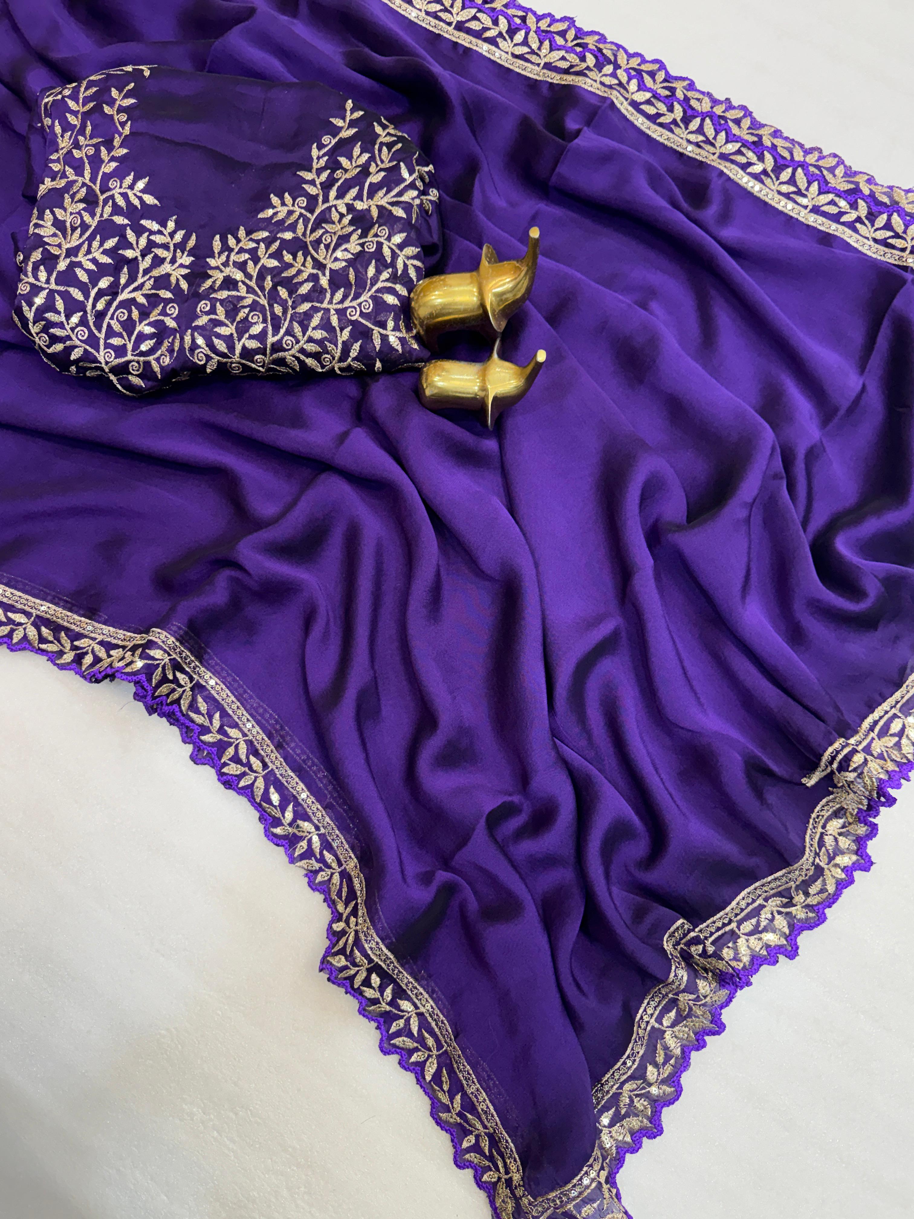 Soft pure Rangoli Silk Saree