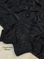 Bollywood Nafiza Fandy Satin Saree