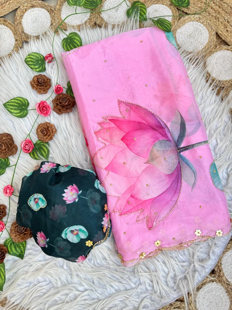 Pure Soft Teby Silk Saree