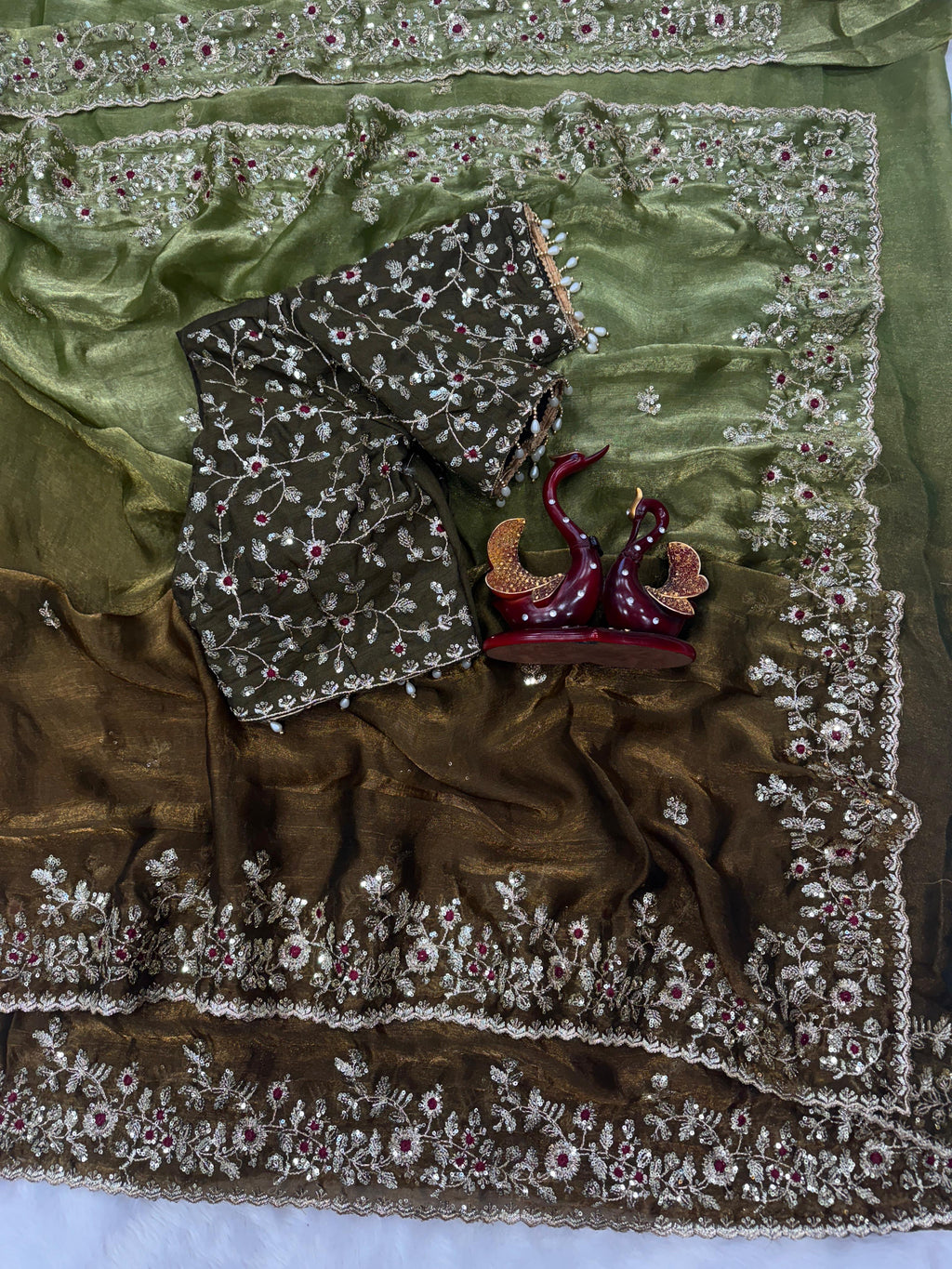 Shaded Color  Soft Frendy Chiffon Saree