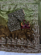 Shaded Color  Soft Frendy Chiffon Saree
