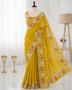 Georgette Sequence Saree