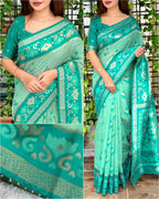 Manvi Linen Cotton Saree