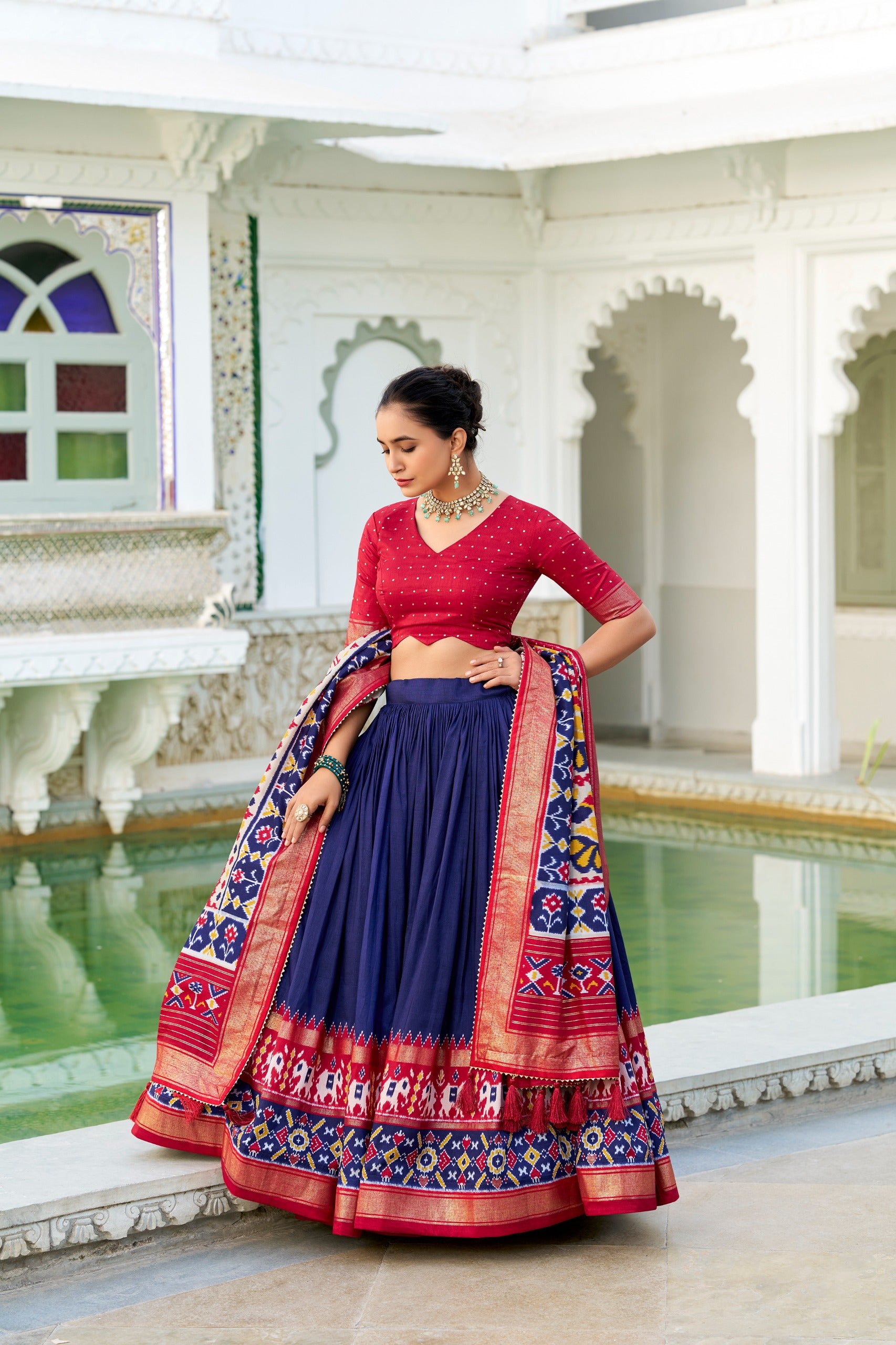 Tasar Silk Patola Laheriya
