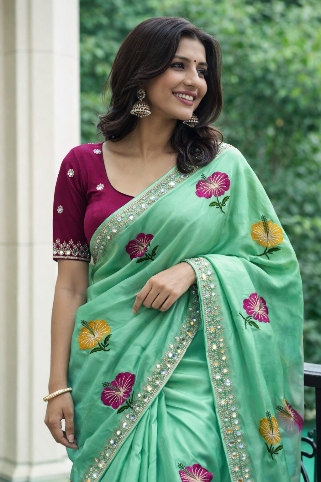 Soft Rangoli Silk Saree